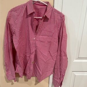 Men's Red Checkered Casual Shirt